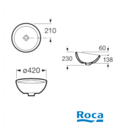 LAVABO BOL ROCA